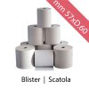 57xD60 Rotolo 57xD.60 ø12 per Calcolatrici in carta comune