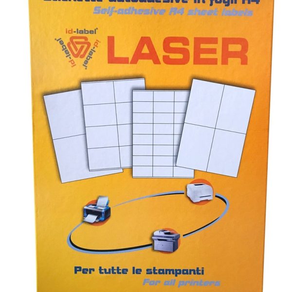 Etichette autoadesive in fogli A4 - Vari formati