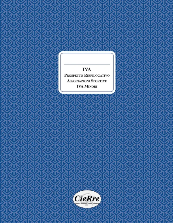 CR130 Registro IVA prospetto riepilogativo (IVA minori / Ass. sportive) | Cierre