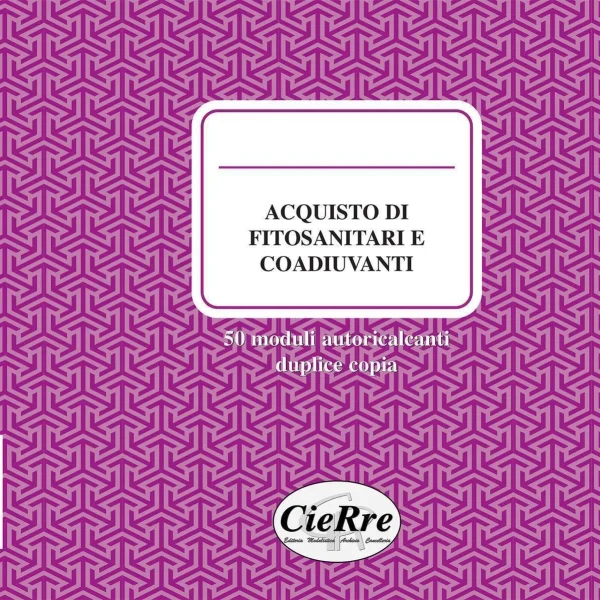 CR240 Blocco acquisto prodotti fitosanitari e coadiuvanti | Cierre