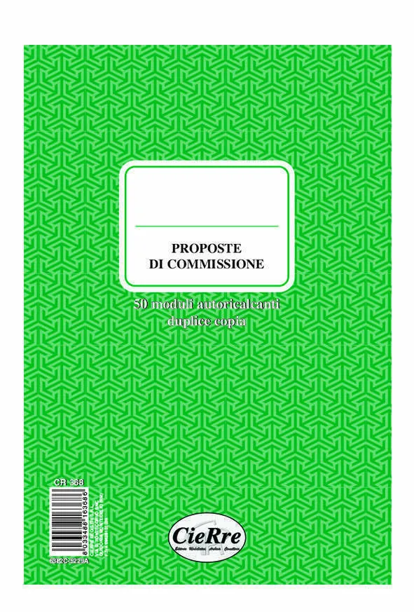 CR368-1_tbih-l6 Blocco proposte di commissione 23×15 a 2 copie | Cierre
