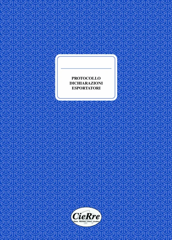 Registro protocollo dichiarazioni esportatori | Cierre