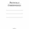 CR424 Registro protocollo corrispondenza R/S 400 fogli in tela | Cierre