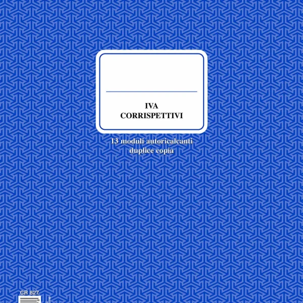 Blocco IVA prima nota corrispettivi 13 fogli a 2 copie | Cierre
