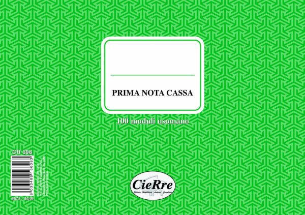 CR608 Blocco prima nota cassa entrate-uscite e partite fuori cassa | Cierre