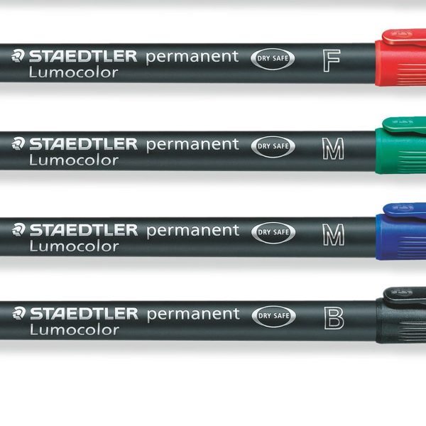 Pennarello permanente Staedtler Lumocolor (da S a M)