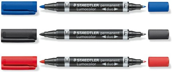 Pennarello permanente Staedtler Lumocolor Duo