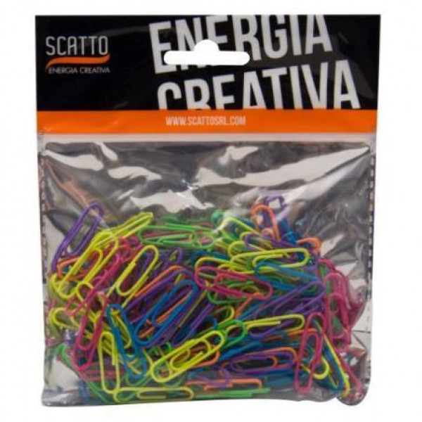 Fermagli colorati Scatto - 2,8 cm