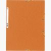 arancione Cartella A4 doppio elastico con 3 lembi carta lucida