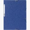 blu Cartella A4 doppio elastico con 3 lembi carta lucida