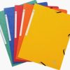 coloriassortiti Cartella A4 doppio elastico con 3 lembi carta lucida