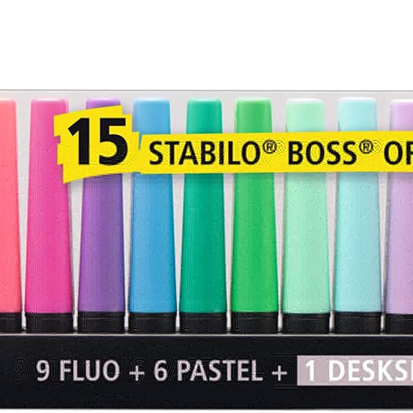stabilo15 Conf. 15 evidenziatori Stabilo Boss