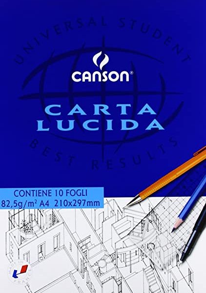 Blocco carta lucida A4