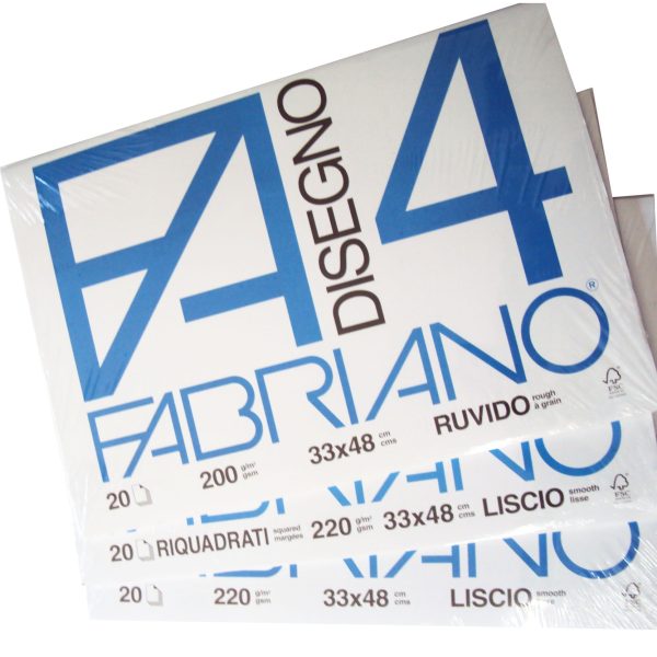 Blocco da disegno F4 33x48 Fabriano