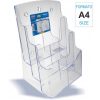 Porta depliant 3 scomparti A4 | Wiler