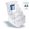 Porta depliant 4 scomparti A5 | Wiler