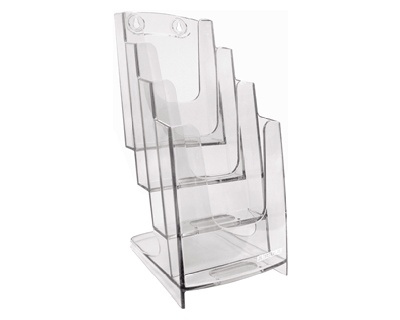 Porta depliant 4 scomparti A6 | Wiler