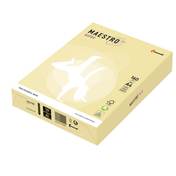 Maestro-Color-Yellow23 Risma carta giallo chiaro 160g | Maestro Color