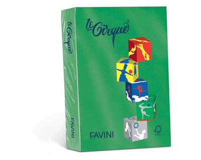 VERDE_BANDIERA_208 Risma carta vari colori forti 80g | Favini Le Cirque