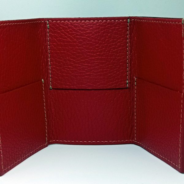 Portafoglio + carte 100% vera pelle