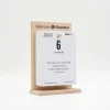 Calendario filosofico delle donne con supporto in legno 10x14