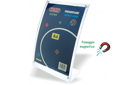Porta depliant a L magnetico A4 | Wiler