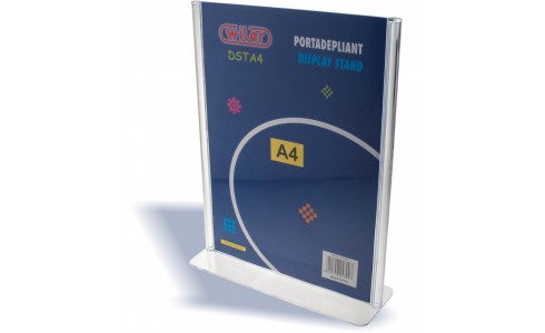 Porta depliant a T formato A4 | Wiler