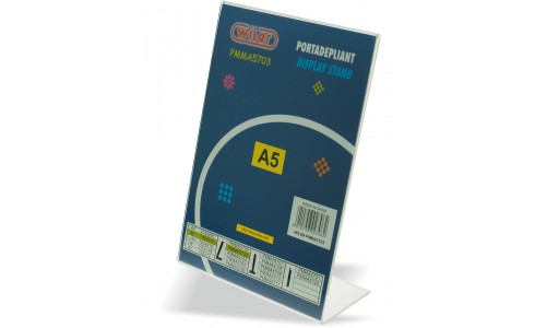 Porta depliant a L formato A5 | Wiler