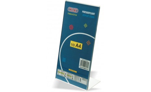 Porta depliant a L formato A6 | Wiler