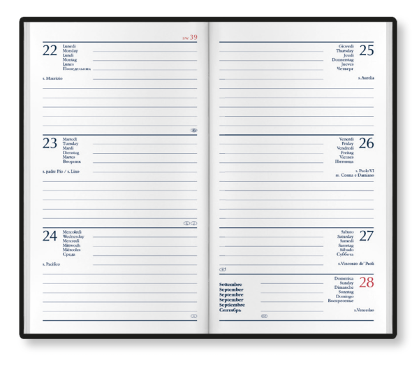298 Agenda settimanale Nebraska 8x15 | Cierre