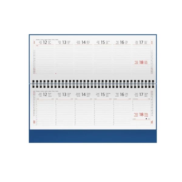 ag489_230_interno Agenda settimanale Planning Gommato 30x14 | Cierre
