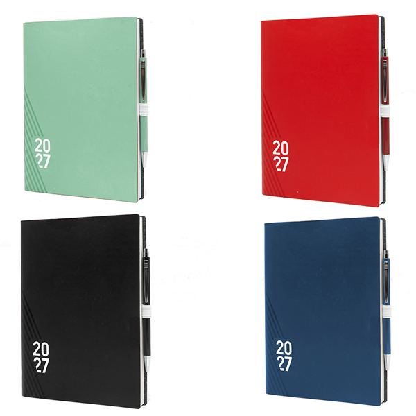 Agenda giornaliera Kairos Cuoio Rigenerato 15x21 | InTempo