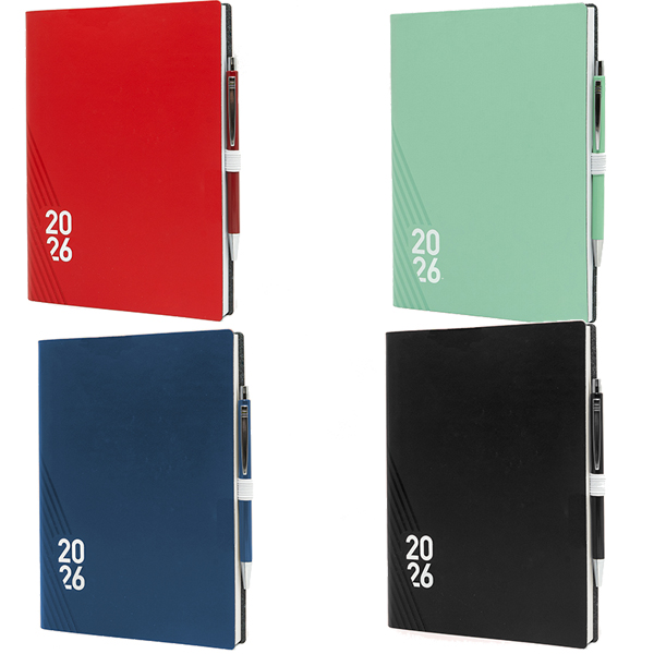 Agenda giornaliera Kairos Cuoio Rigenerato 15x21 | InTempo