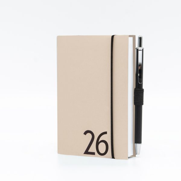 Agenda tascabile giornaliera Black Day 7x11 | InTempo