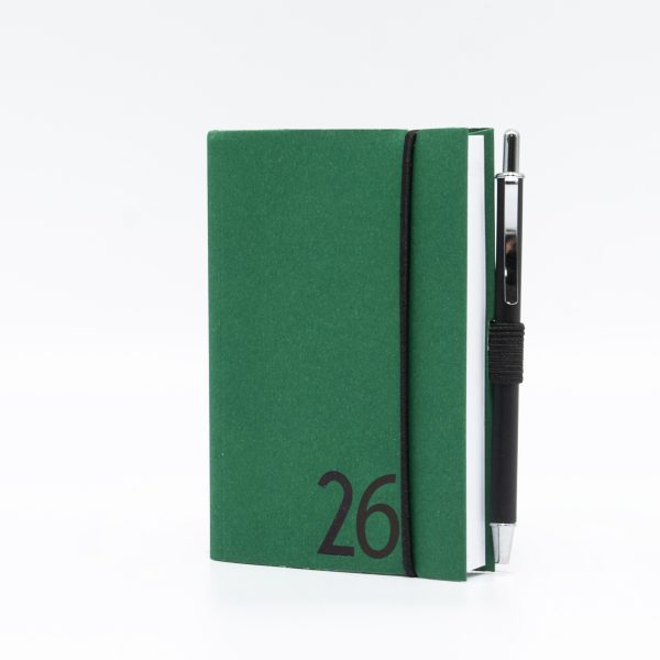 Agenda tascabile giornaliera Black Day 7x11 | InTempo