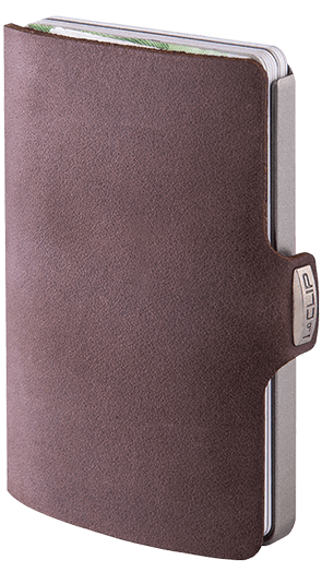 c121100_marrone Portafogli Soft Touch | I-CLIP