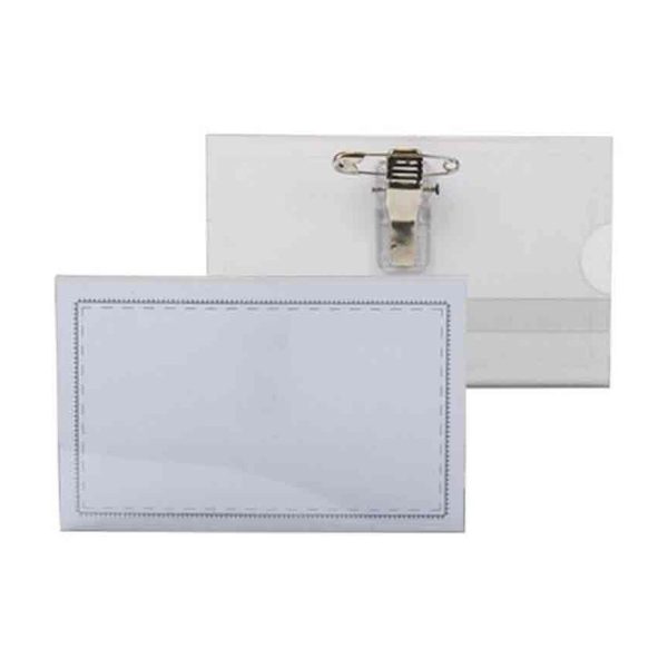 portabadge-c-clip-cm9x6-art2050 Porta badge orizzontale 9x6 in PVC