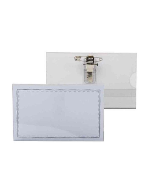 portabadge-c-clip-cm9x6-art2050 Porta badge orizzontale 9x6 in PVC