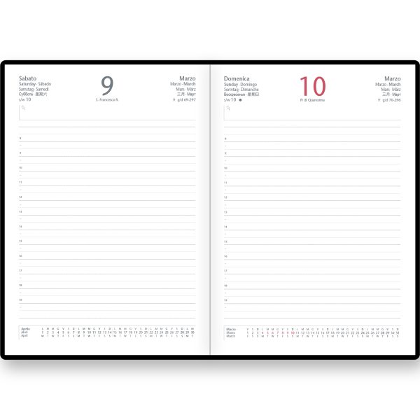 Ricambio agenda giornaliera 17x24 | InTempo