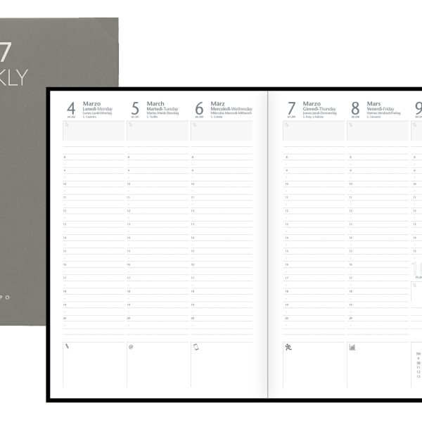 Ricambio agenda settimanale 17x24 | InTempo
