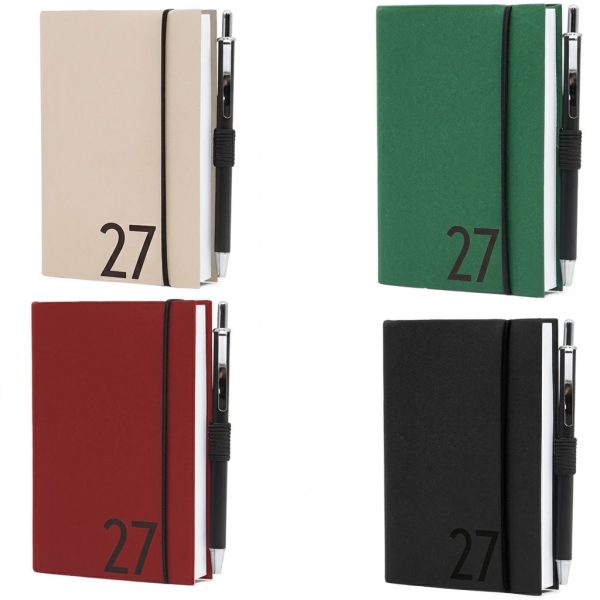 7526_blueday_2027 Agenda tascabile giornaliera Black Day 10x15 | InTempo