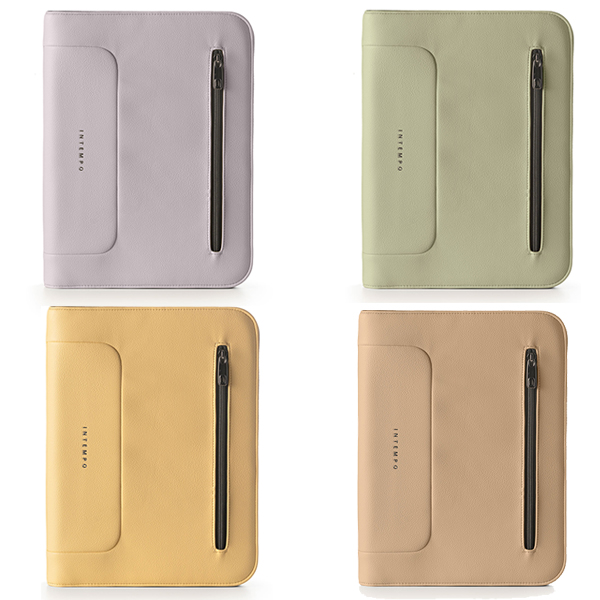 Portablocco A4 con zip Gate Femme | InTempo