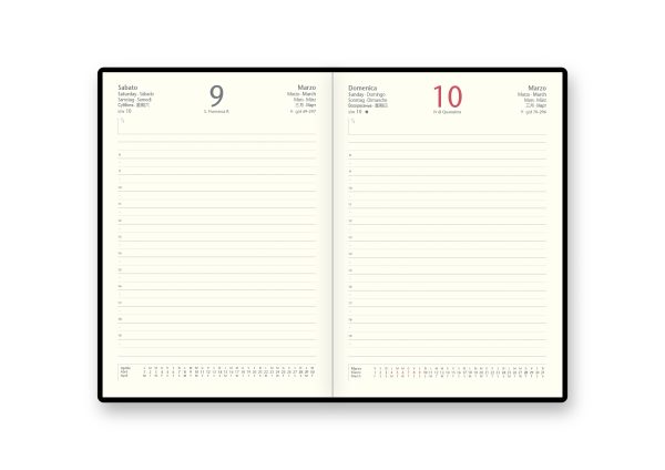 Agenda giornaliera intercambiabile Timeless 15x21 | InTempo