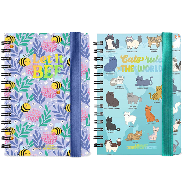 Agenda settimanale spiralata 8,5x13 | Legami Milano