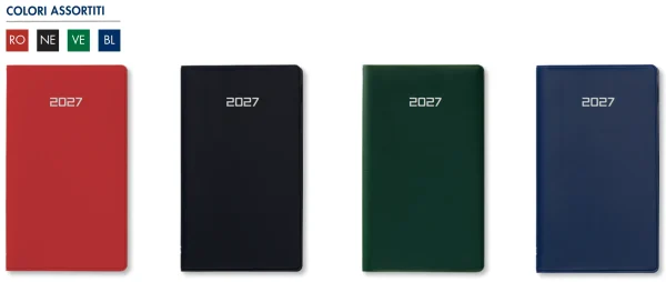 Agenda planning mensile Taschino 7x13,5 | Cierre