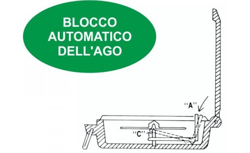 cd507_ Bussola tascabile con blocco automatico dell'ago | Wiler
