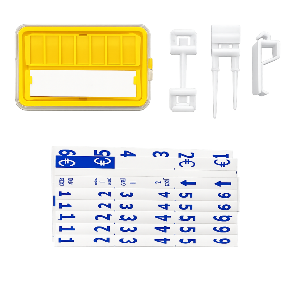 Kit completo segnaprezzi PVC
