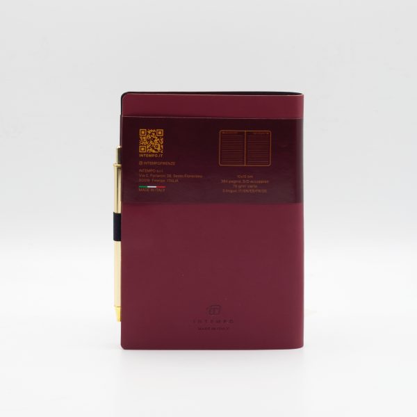 7129GD30_C Agenda giornaliera Gold 10x15 | InTempo