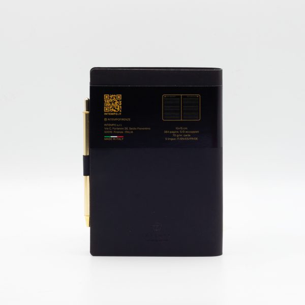 7129GD34_C Agenda giornaliera Gold 10x15 | InTempo