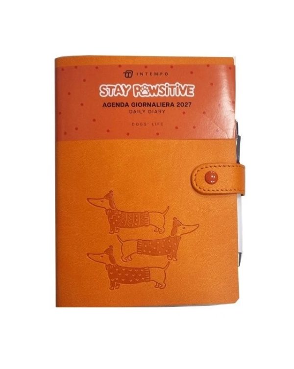 7549DG23 Agenda giornaliera Dog's Life 12x17 | InTempo